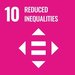 Decal for the United Nations Sustainable Development Goal 10: Reduced Inequalities