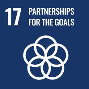 Decal for the United Nations Sustainable Development Goal 17: Partnerships for the Goals
