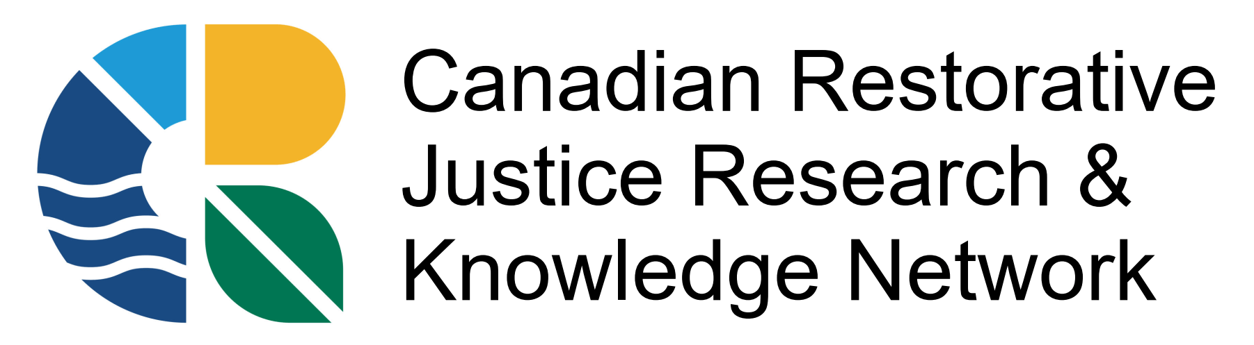 Un logo pour le Réseau canadien de recherche et de connaissances sur la justice réparatrice