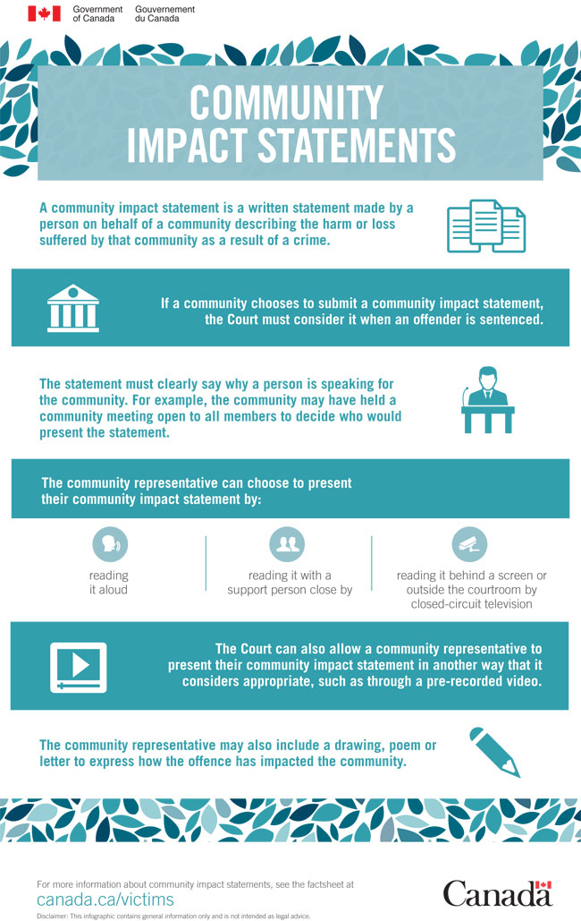 Community impact statements