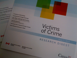 Cover of Victims of Crime Research Digest