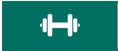 The dumbbell icon represents a Program strength.