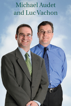 Photo of Michael Audet and Luc Vachon