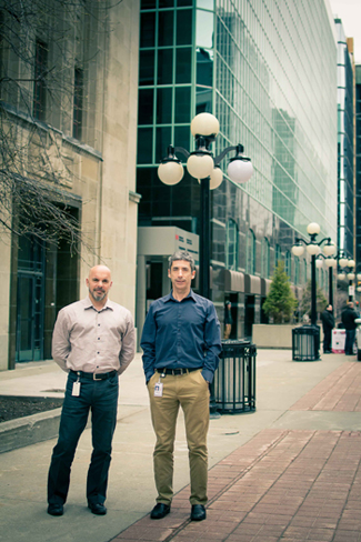 From left to right: Marc Dubois and Yves-Carol Monette.
