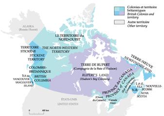 British North America in 1862