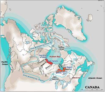 Image of Hudson's Bay Company Territory, 1670 to 1763