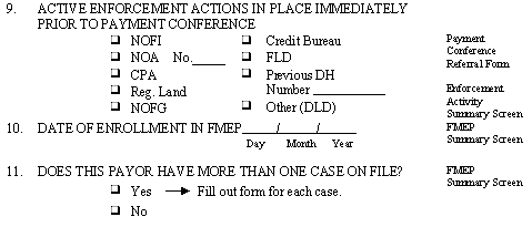 Payment Conference Outcome Assessment Form