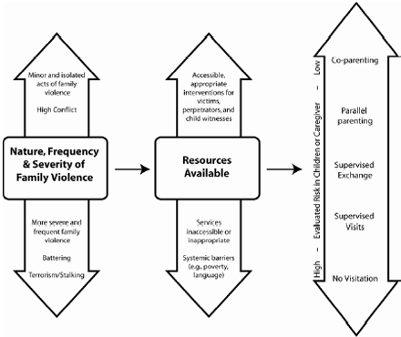 Figure 7 Parenting Arrangements after Family Violence