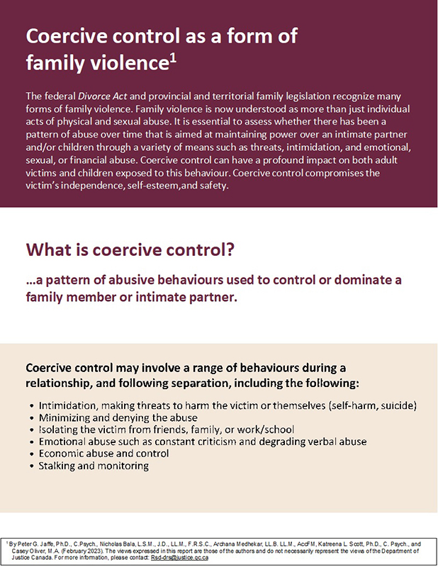 Image of Coercive control