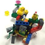 A small lego structure, the description for which is below