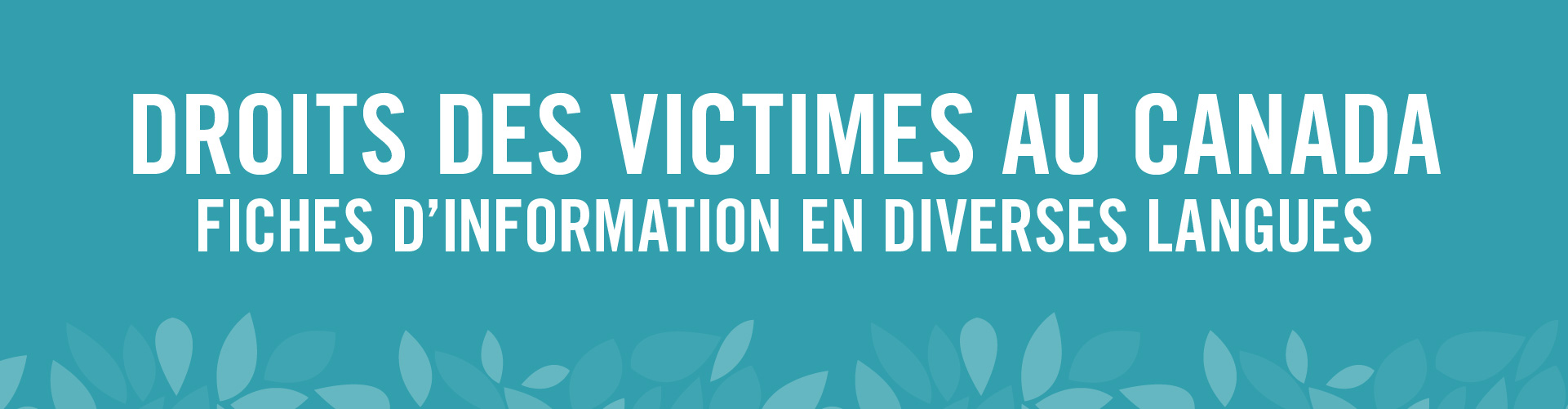 Fiches d&rsquo;information en diverses langues