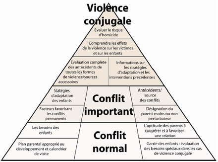 Figure 3 Garde des enfants : évaluation des besoins spéciaux dans les cas de violence conjugale